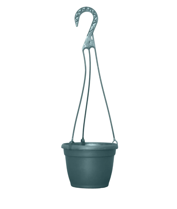 Plastic 6 inch Hanging Pot - Green